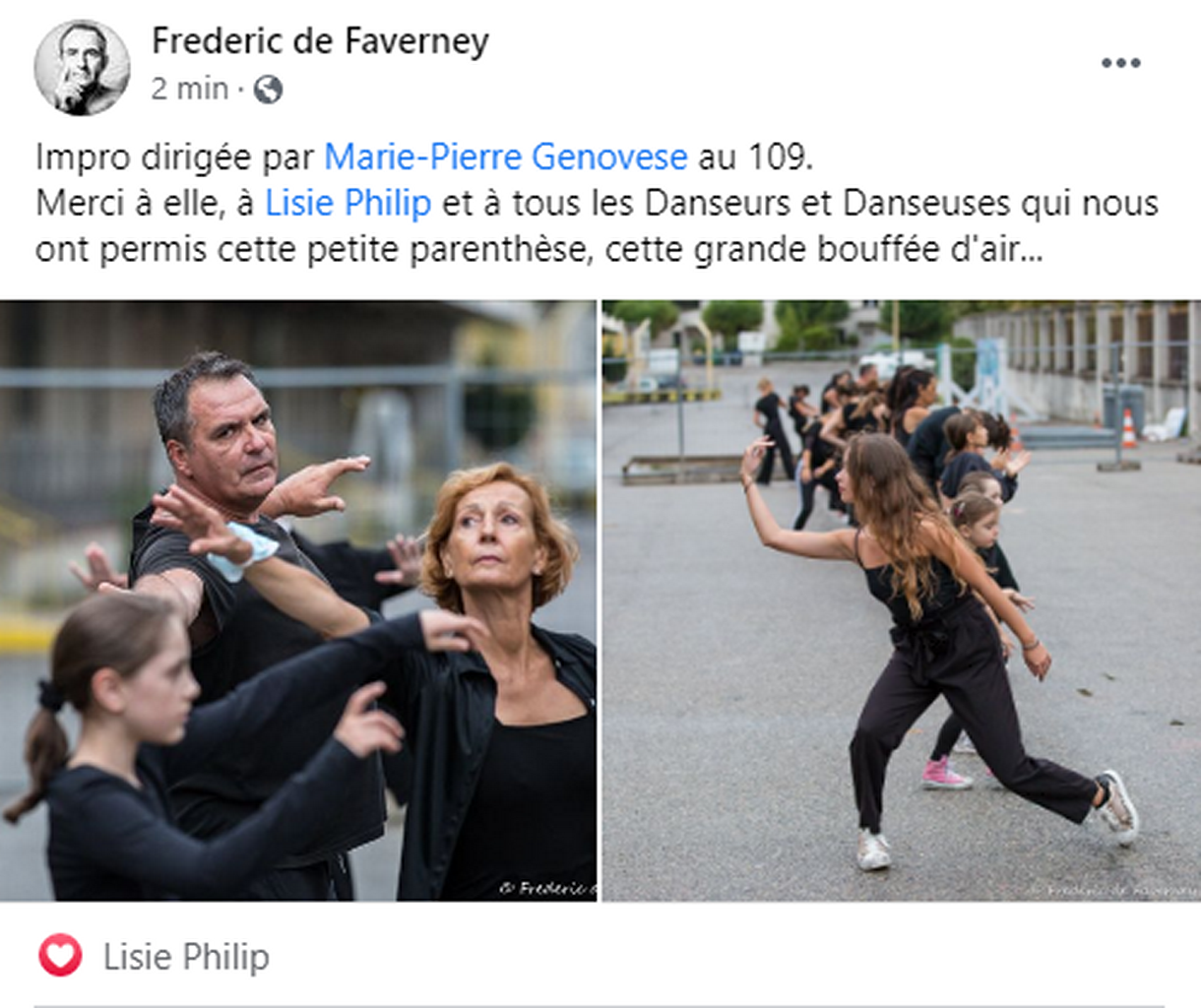 Marie-Pierre Genovese Impro Danse